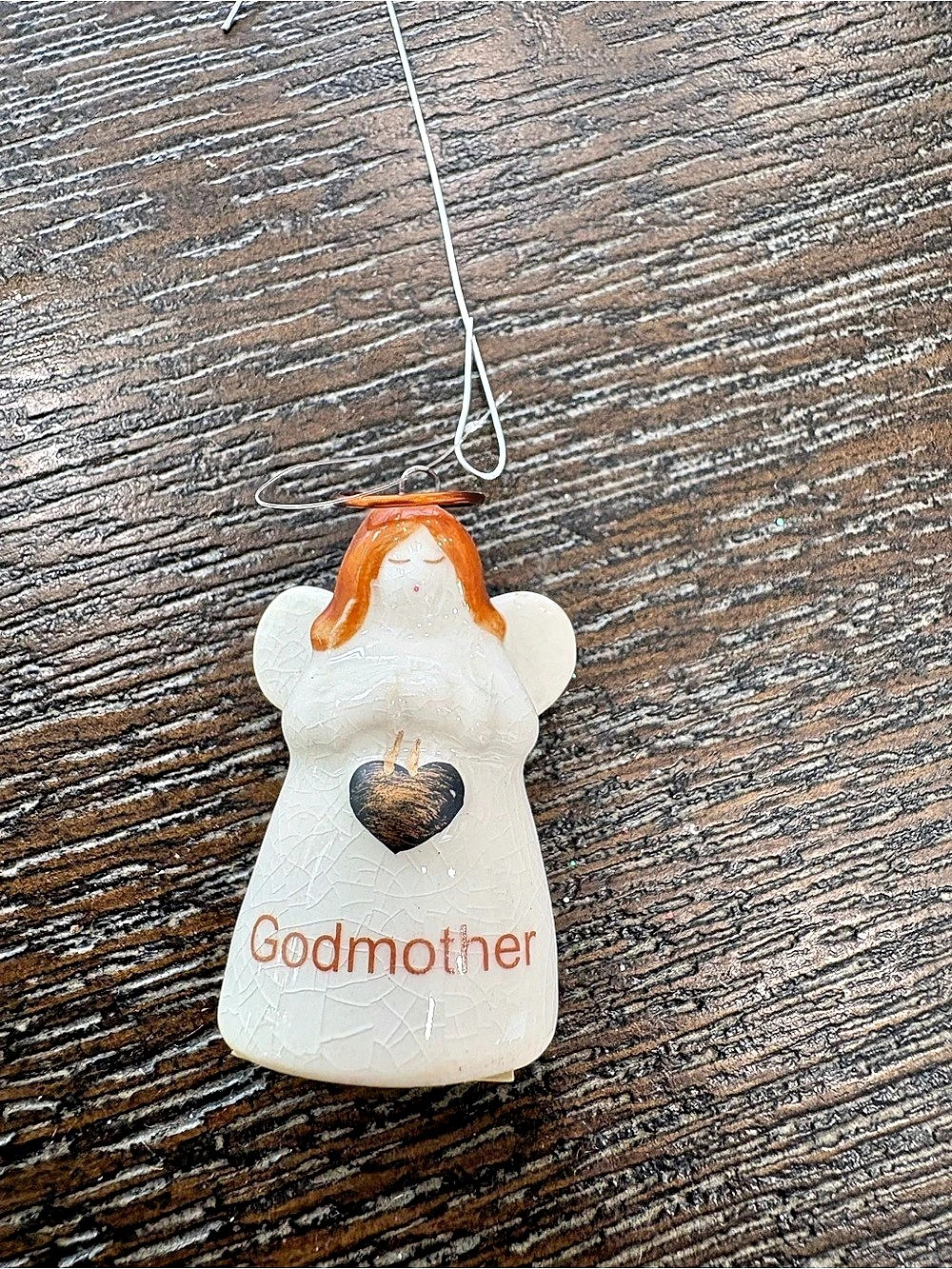 Mini Russ Berrie and Company Godmother ornament Godmother Holiday Ornament